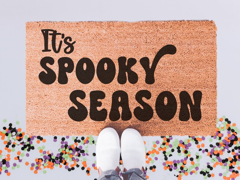 It's Spooky Season Doormat Funny Doormat Halloween Cute - Etsy | Etsy (US)