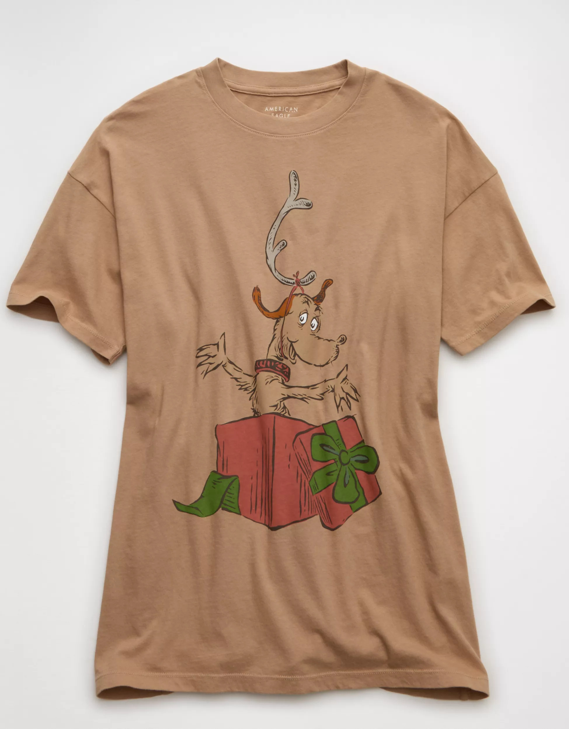 AE Grinch Relaxed Graphic T-Shirt | American Eagle Outfitters (US & CA)