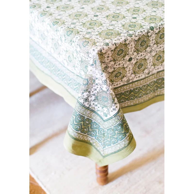 Opperman Rectangle Floral Cotton Tablecloth | Wayfair North America