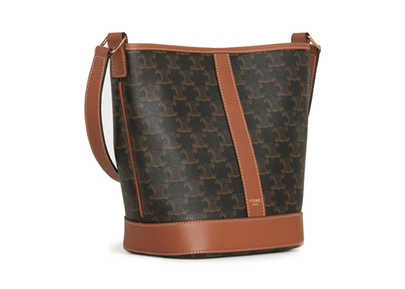 Women's Celine Bucket Bag Small Triomphe in Tan | StockX