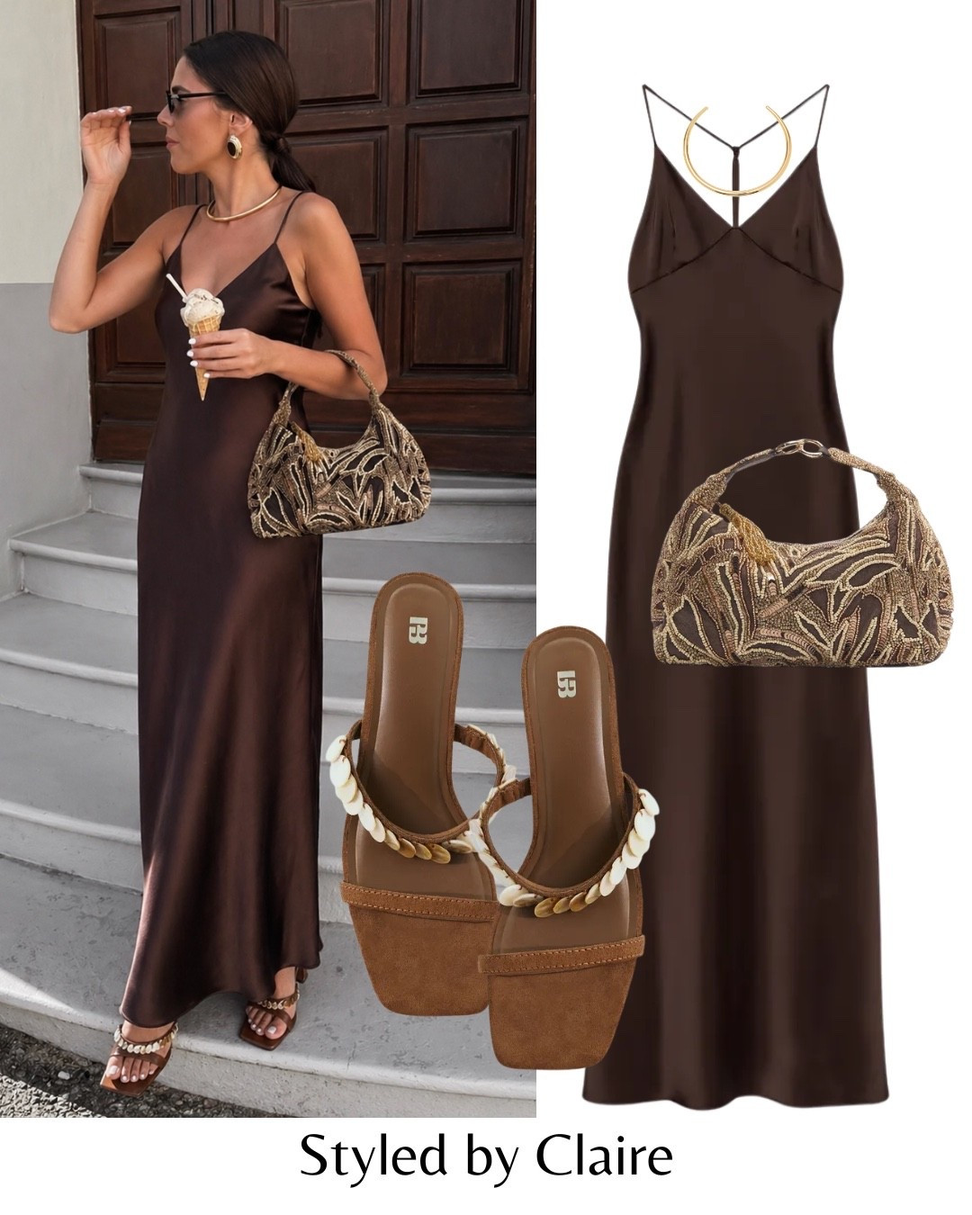 BROWN SATIN MAXI🤎
*dress on the first link
#pullandbearcommunity
AD
Tags: dress chocolate brown beaded heel heeled sandals embellished clutch bag collar necklace fashion spring summer special occasion style city break holiday vacation date night

#LTKdresses #LTKsummer #LTKstyletip