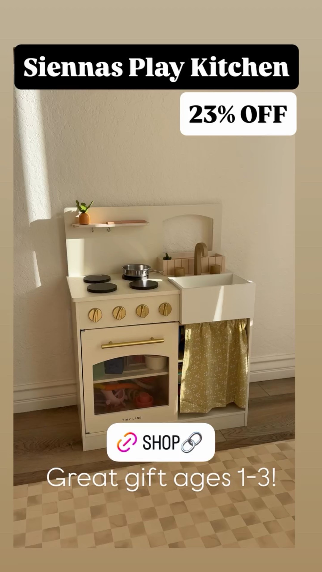 Siennas Play Kitchen 23% OFF Great gift ages 1-3!