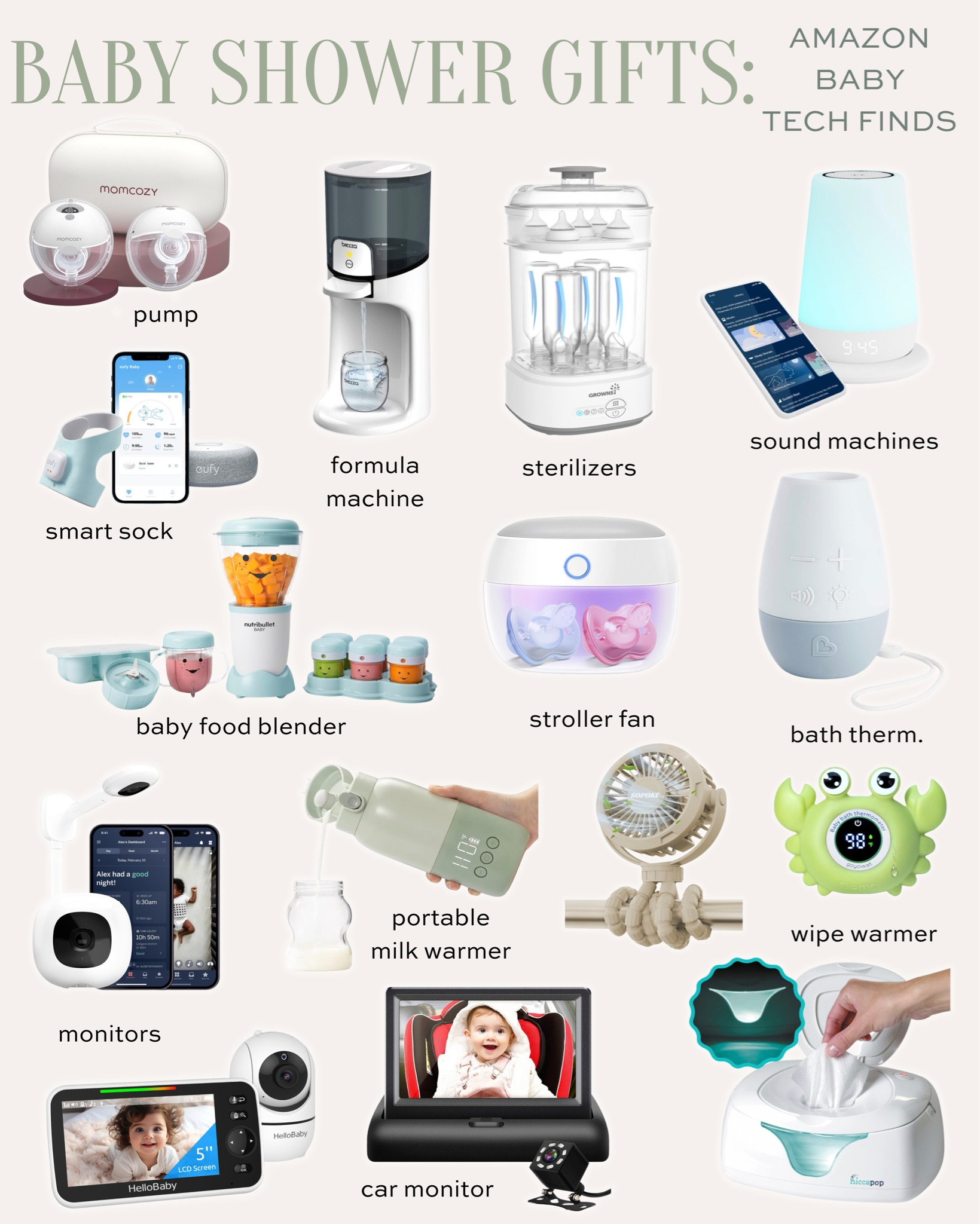 Baby technology/gadgets

Baby shower, baby shower gift ideas, helpful baby finds, baby gadgets, baby shower gifts, baby tech, baby technology, baby must haves, practical baby gift ideas, baby must haves, baby finds, amazon baby must haves, amazon baby finds, amazon baby shower, Amazon gadgets, Amazon technology, Amazon gift ideas, newborn must haves, newborn finds, newborn gadgets

#LTKBump #LTKBaby #LTKKids