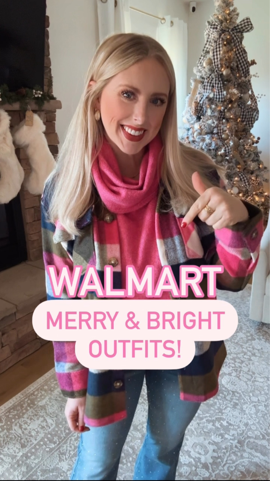 Instagram reel, Walmart outfit, Walmart fashion, Walmart try on, merry and bright outfits, colorful Christmas outfits 

#LTKFindsUnder50 #LTKHoliday #LTKSaleAlert