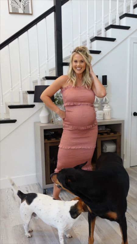 Fall dresses for all occasions! I love these even more for the fact I can wear them post-bump! Use code LIBBY25 for anything over at Pink Blush Maternity! 

#LTKfindsunder100 #LTKstyletip #LTKbump