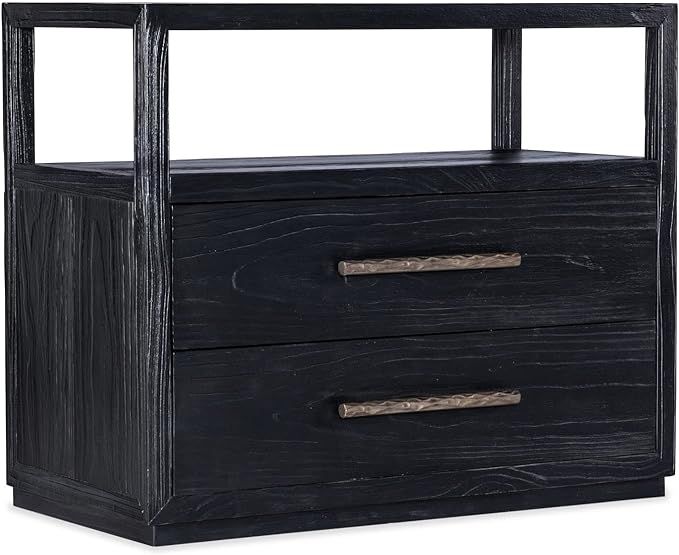 Hooker Furniture Bedroom Linville Falls Shou Sugi Ban Two Drawer Nightstand | Amazon (US)
