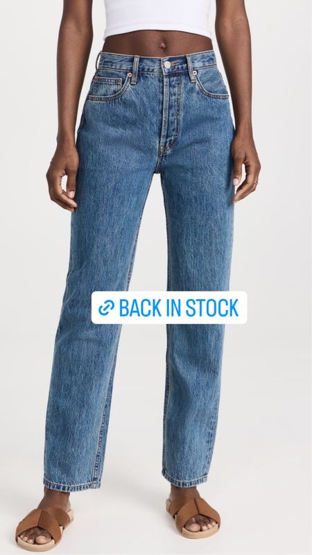 Still Here Childhood jeans are back in stock! 

#LTKstyletip