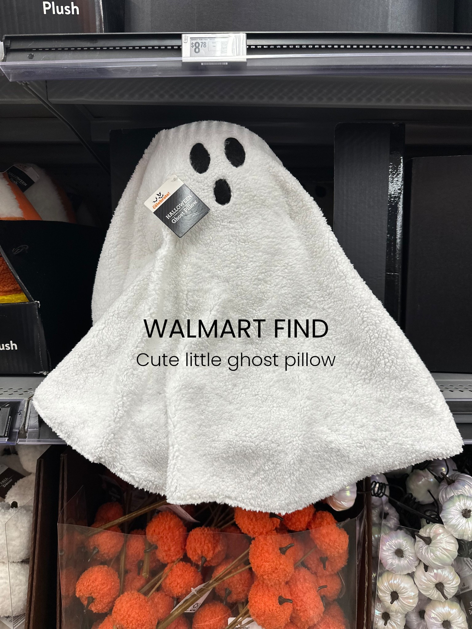Halloween decor from Walmart!

Ghost pillow. Sherpa ghost.

#LTKSeasonal #LTKHome