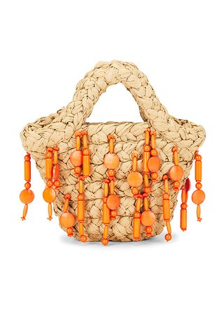 Mini Beaded Mercado Tote Bag | FWRD 