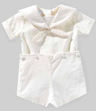 Edgehill Collection x Kristin Ellen Hockman Baby Boys 3-24 Month Otto Linen Sailor Shorts Set | D... | Dillard's