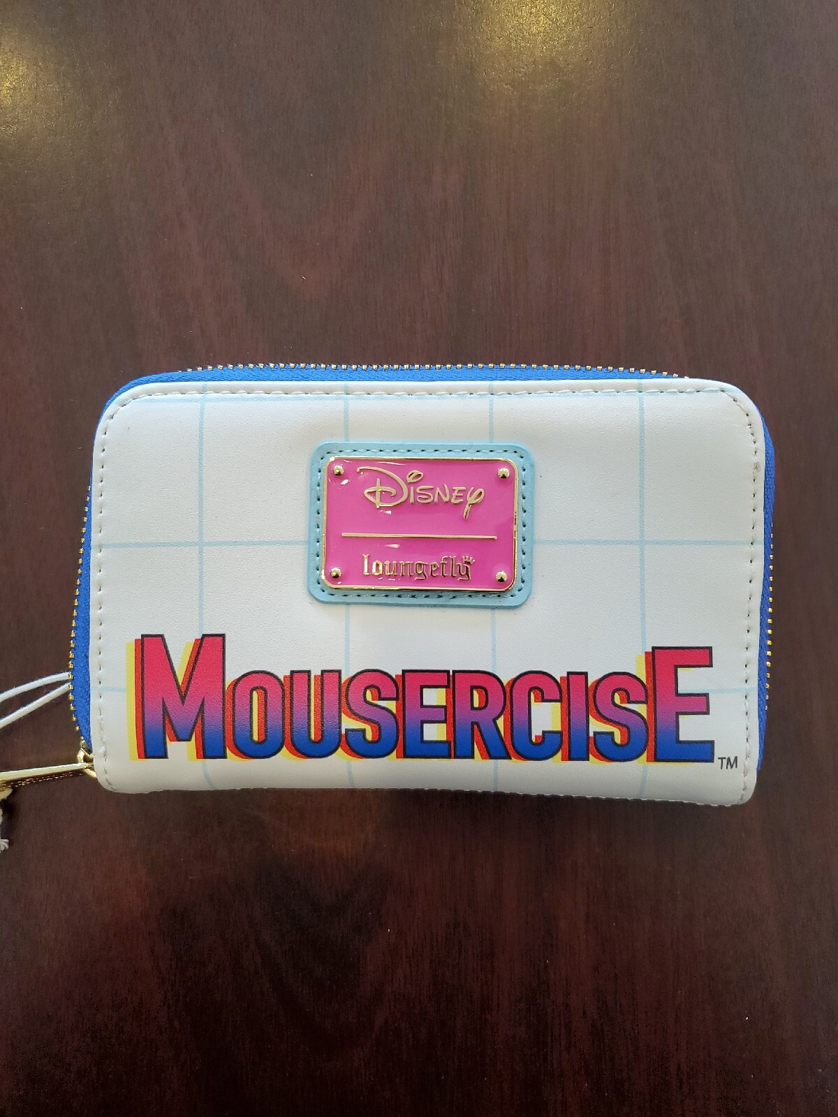 Loungefly Disney Mousercise 80s Retro-Inspired Workout Zip-Around Wallet 671803416147 | eBay | eBay US