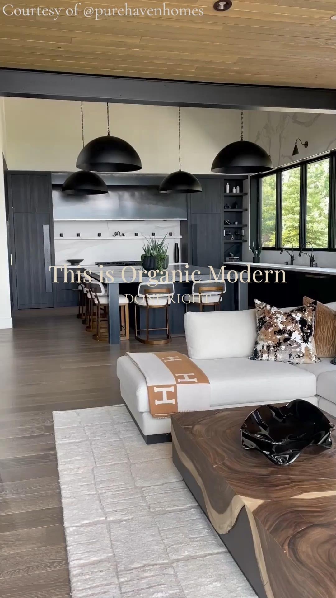 This home is all about balance—soft neutrals, warm wood tones, and black accents layered against incredible mountain views.

If you love this look, you can recreate it with similar pieces—think neutral sofas, sculptural lighting, wood finishes, and clean-lined decor.

Shop the look here 👇

https://www.homebunch.com/utah-organic-modern-home/

Design: @purehavenhomes

#LTKmorningroutine #LTKHome #LTKmomlife