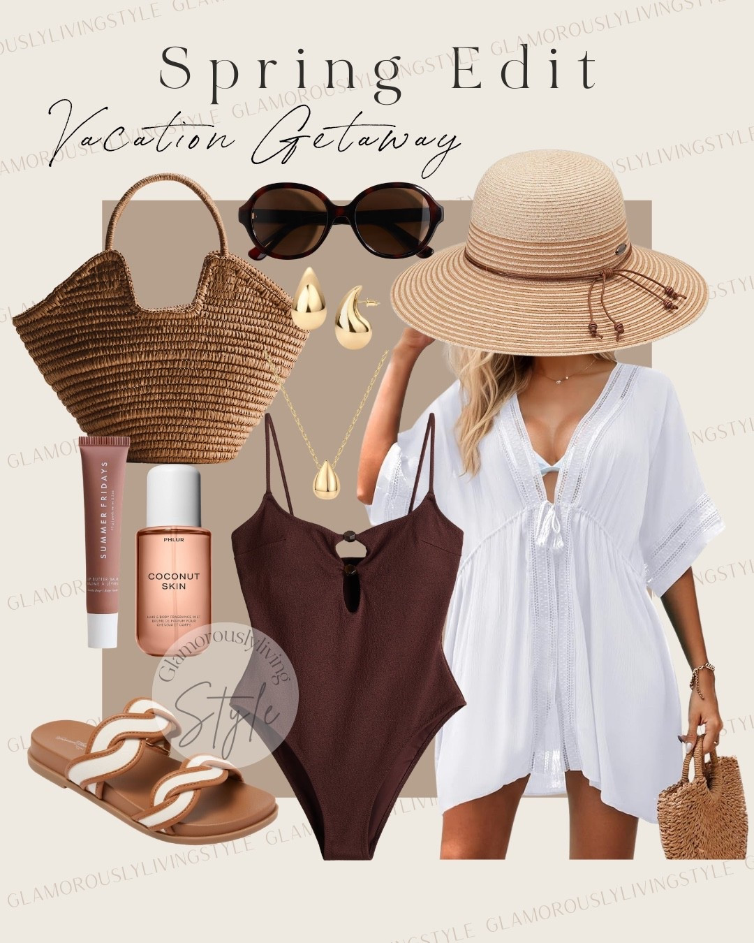 Stylish vacation essentials ❤️


Vacation OOTD | Beach wear | swimsuit | travel wear | resort wear | spring vacation | summer fit | weekend getaway | what to pack | travel fit | beach resort | straw beach hat | target fashion | amazon finds | sunglasses | beach bags | cute sandals | trending spring | gold jewelry

#LTKootd #LTKTravel #LTKSwim