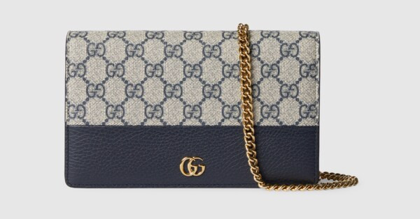 GG Marmont bi-color mini chain bag | Gucci (US)