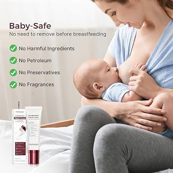 Momcozy Cooling Nipple Cream Safe for Nursing,Fast Relief with Cooling Ceramic Applicator for Cra... | Amazon (US)