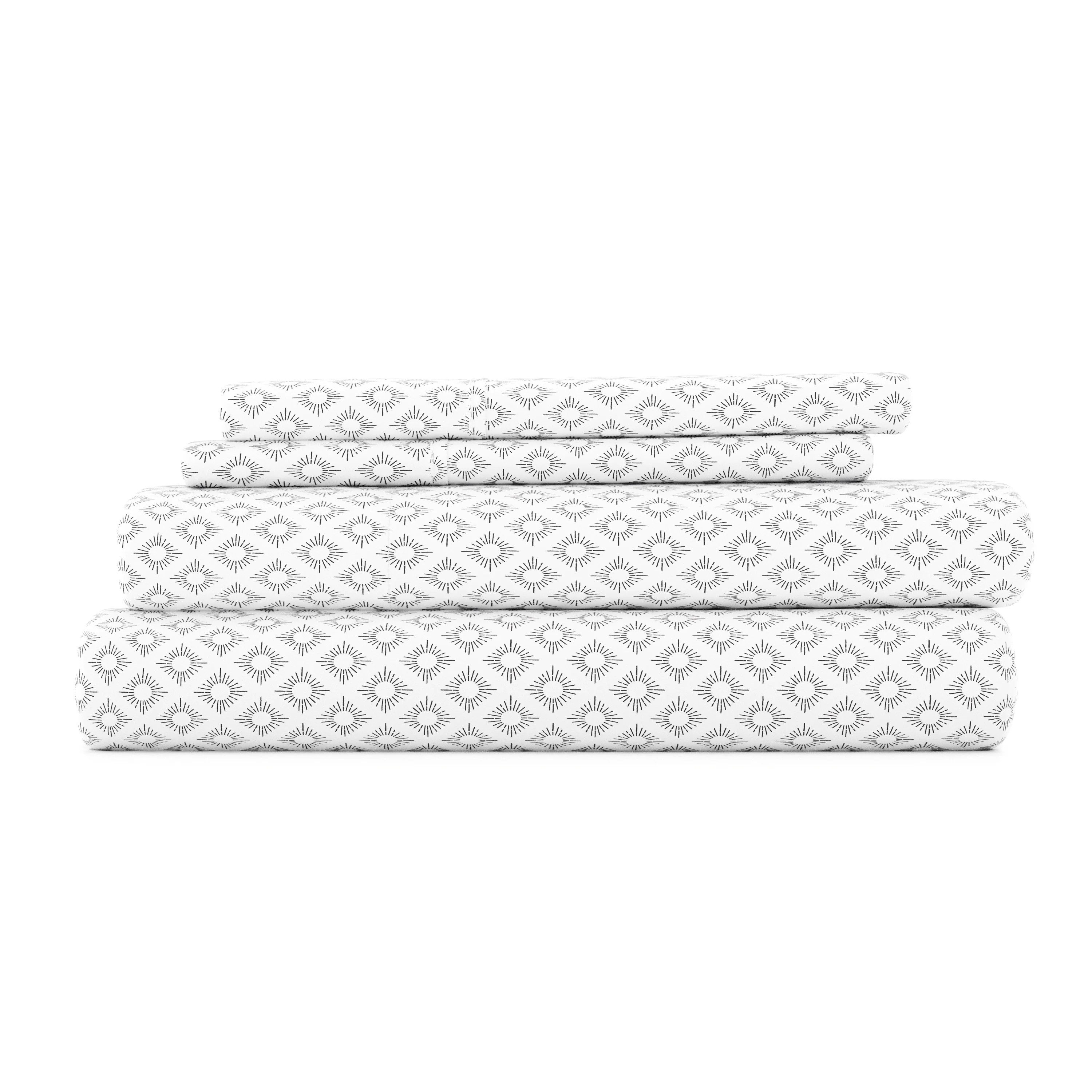 Polaris Pattern 4-Piece Sheet Set | Linens and Hutch