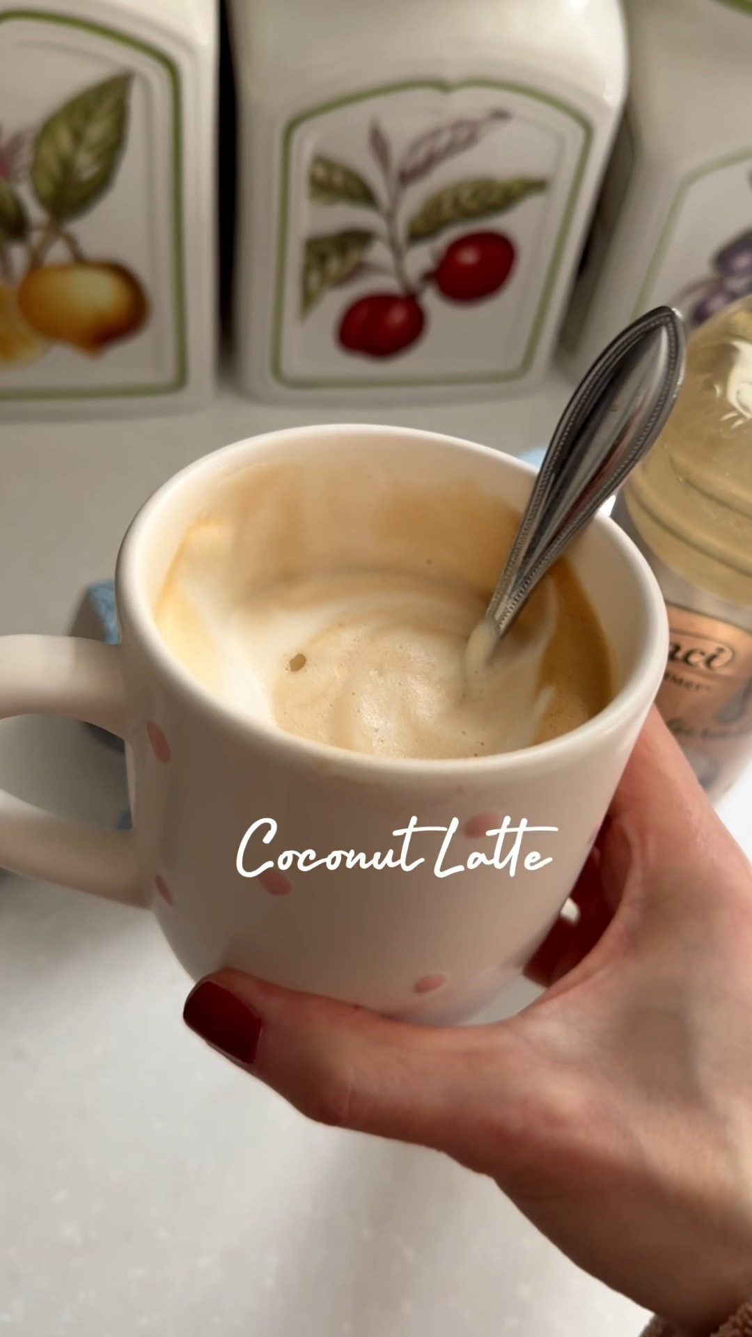 New favorite: a coconut latte made with my Nespresso coffee machine and coconut syrup 🥥 ☕️ 

#LTKfoodie #LTKHome #LTKmorningroutine