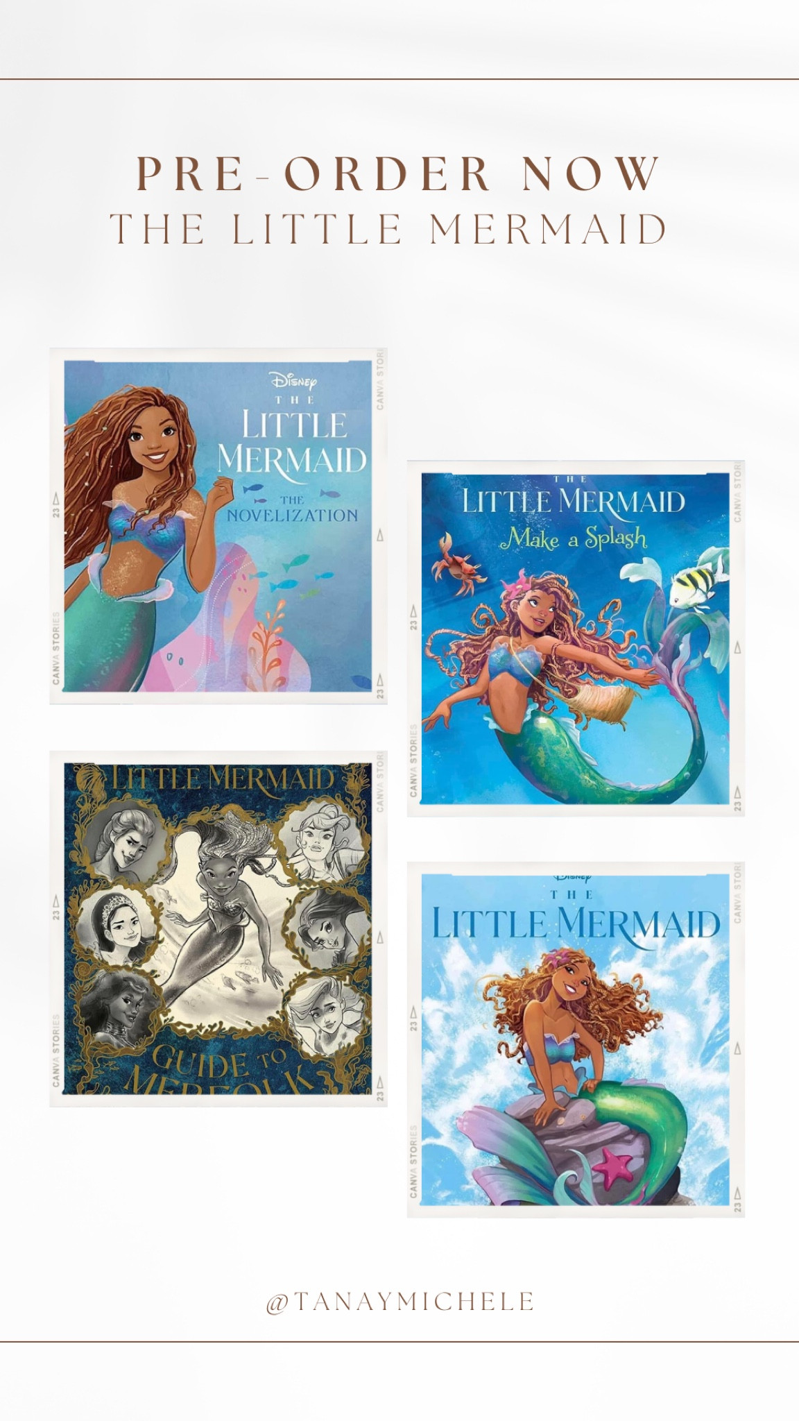 Pre-order new The Little Mermaid books from Amazon based on the 2023 Disney live adaptation starring Halle Bailey. #ltkdisney

#LTKunder100 #LTKkids #LTKfamily