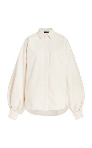 Claire Balloon-Sleeve Cotton Shirt | Moda Operandi (Global)