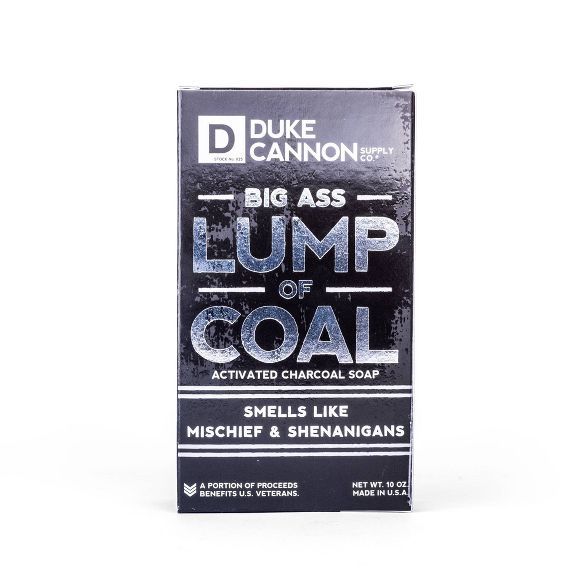 Duke Cannon Big Ass Lump of Coal Bar Soap - 10oz | Target
