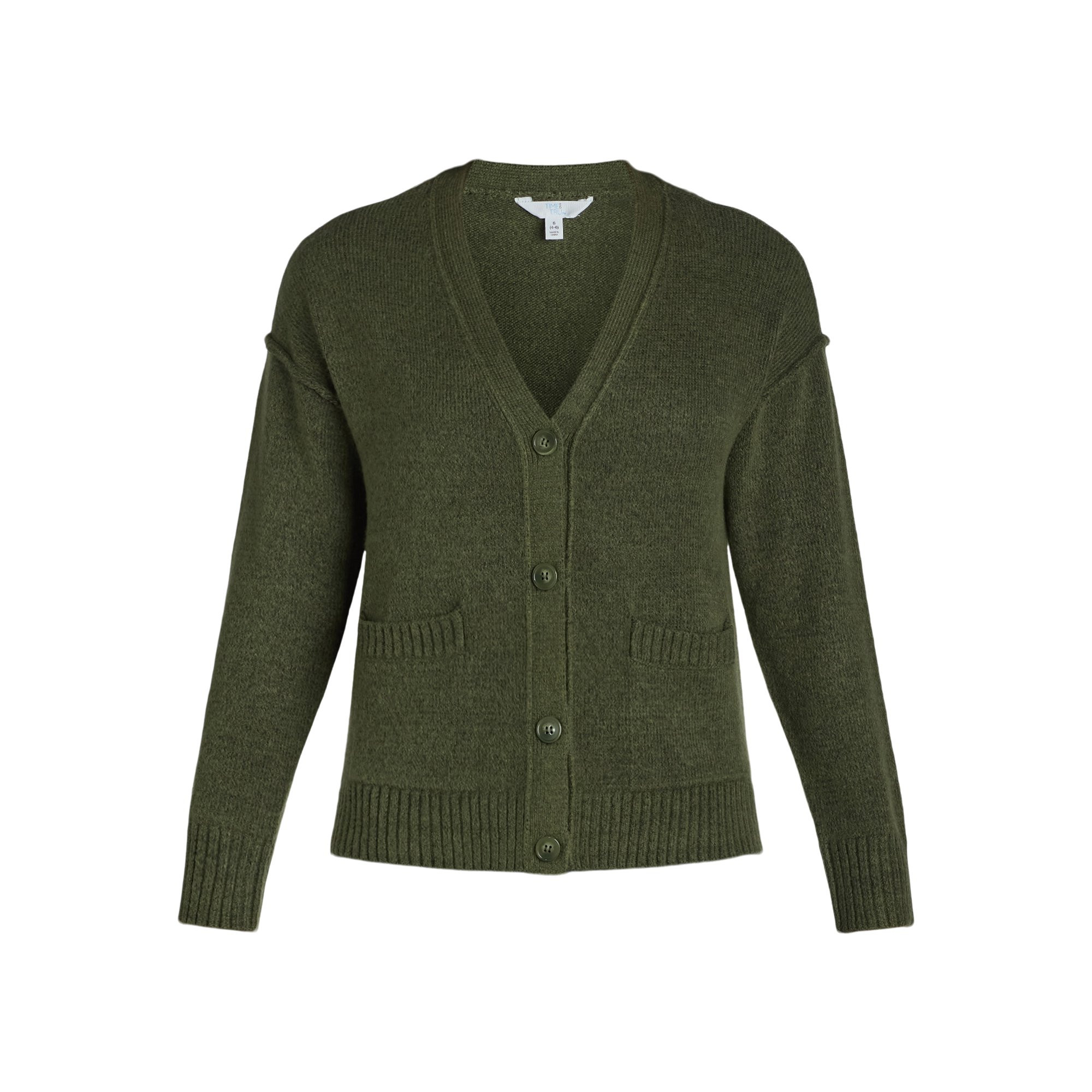 Time and Tru Women's Core Cardigan, Sizes XS-XXL - Walmart.com | Walmart (US)