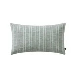 My Texas House 14" x 24" Aria Dusty Green Woven Stripe Decorative Pillow Cover - Walmart.com | Walmart (US)