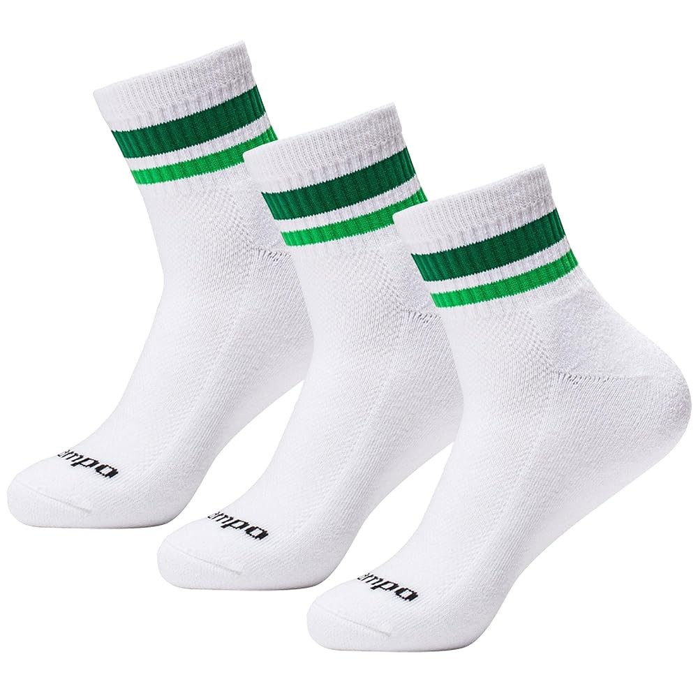 DEL CAMPO Performance Golf Socks – Premium Quarter-Height Socks with Bold Stripes, Cushioned & ... | Amazon (US)