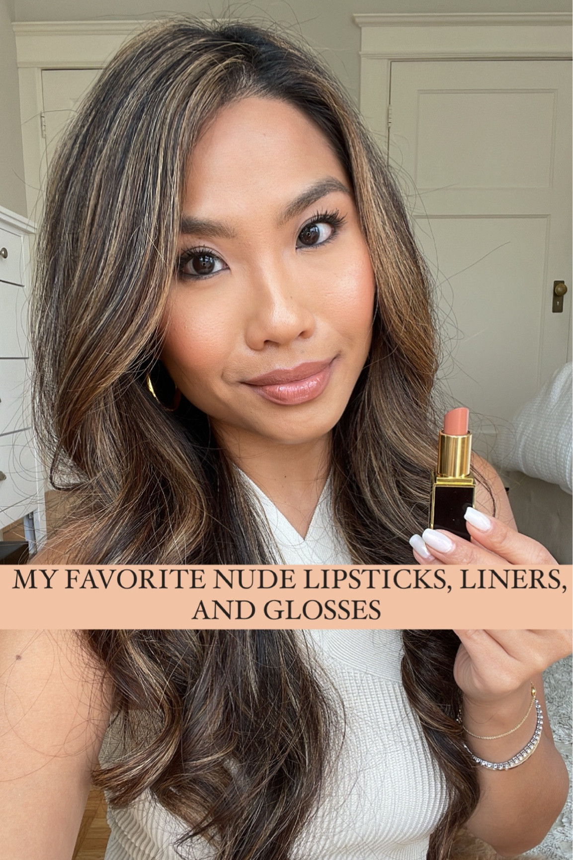 My favorite nude lipsticks!

Liners:
Tarte Rosy brown
Makeup Forever Anywhere caffeine 
Charlotte Tilbury Iconic nude
MAC Stripdown
Sephora Collection Nothing but nude 

Lipsticks:
Charlotte Tilbury Cover star
Patrick Ta Oh she’s single
Tom Ford Sable smoke 
NARS Belle de jour
Tarte White peach
Charlotte Tilbury Yes Honey
Charlotte Tilbury Nude Kate 

Lipglosses:
Patrick Ta Pouty
Tom Ford Crystalline
Urban Decay Runyon

#LTKbeauty #LTKBeautySale