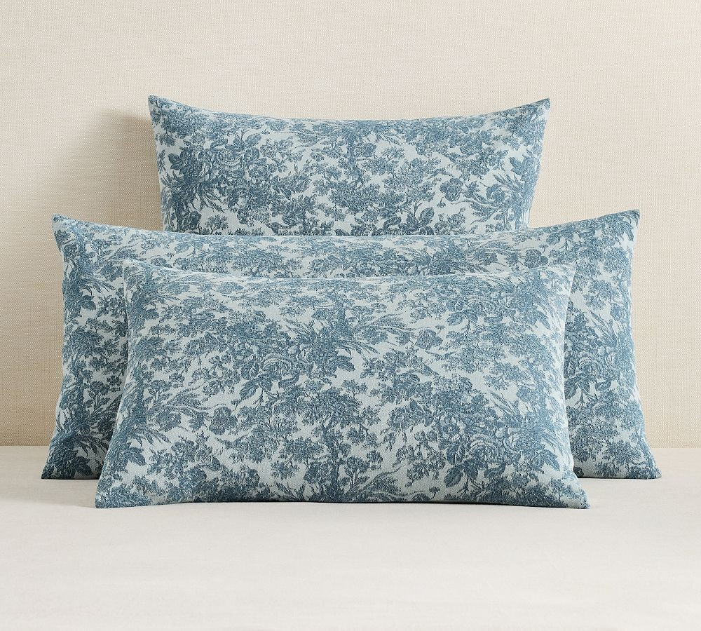 Sorrel Toile Jacquard Sham | Pottery Barn (US)