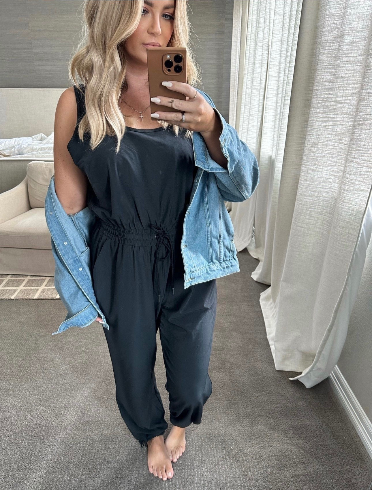 Linking similar jumpsuits.

Jean jacket | spring outfit | outfit inspo | fashion | style | beauty | amazon find | viral | top seller 



#LTKOver40 #LTKootd #LTKMidsize