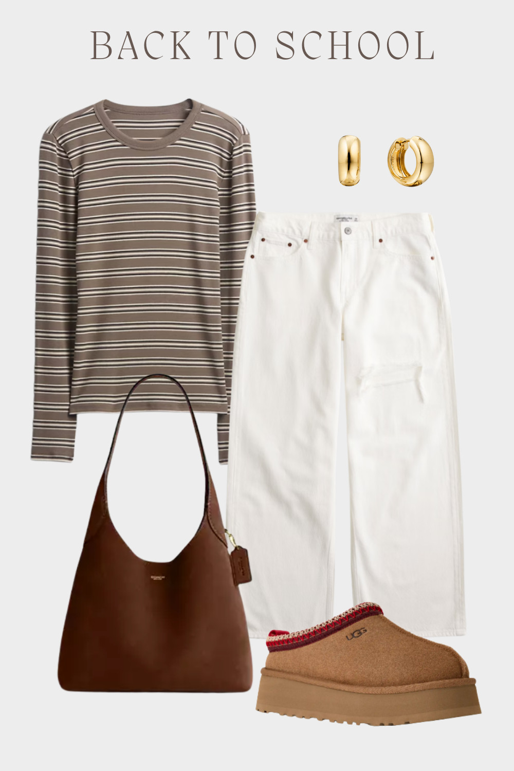 back to school fall outfit featuring gap, coach, abercrombie, ugg outfit ideas for fall and back to school 

 #LTKSeasonal #LTKFindsUnder100 #LTKItBag