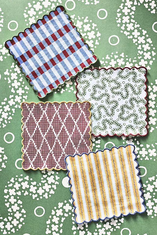 Matilda Goad & Co. Cocktail Napkins, Set of 4 | Anthropologie (US)