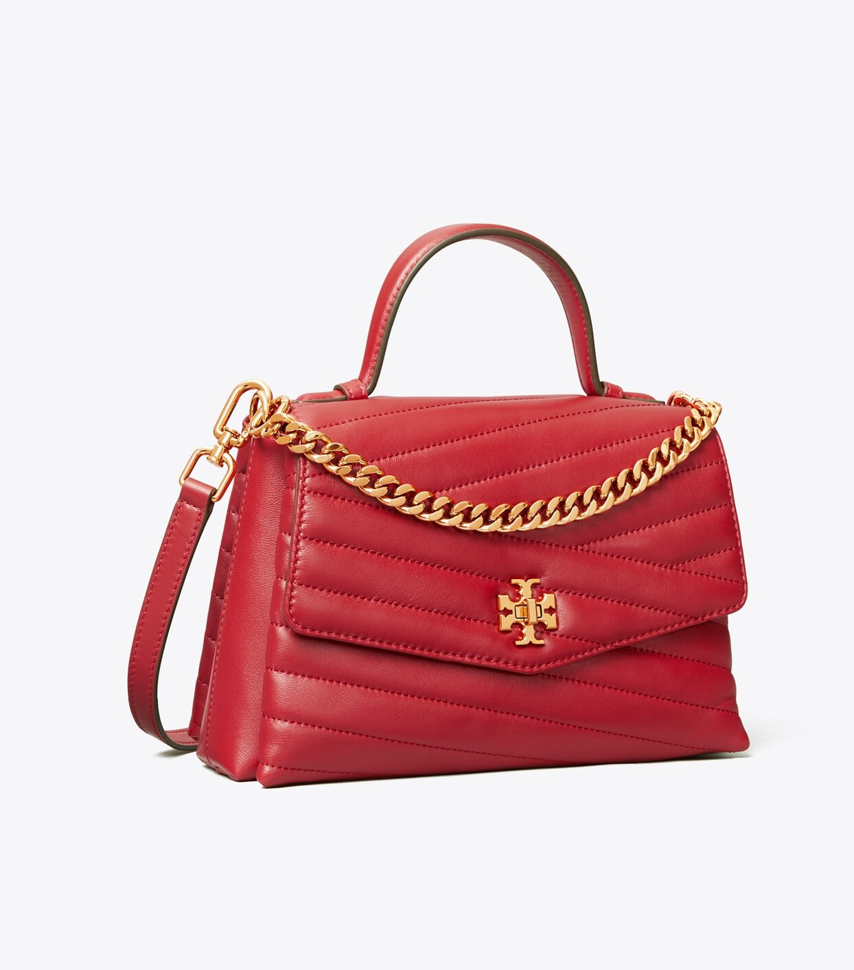 KIRA CHEVRON TOP-HANDLE SATCHEL | Tory Burch (US)