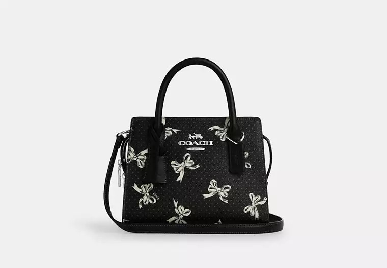 Andrea Carryall Bag With Bow Print | Coach Outlet US