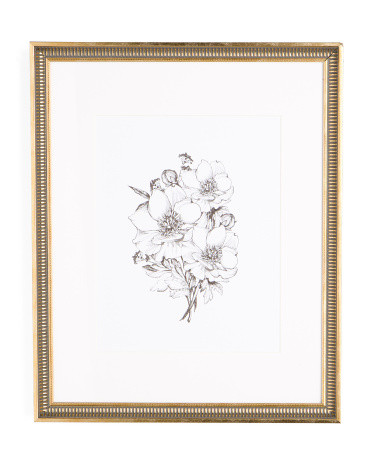 16x20 Matted To 11x14 Scoop Brass Wall Picture Frame | TJ Maxx