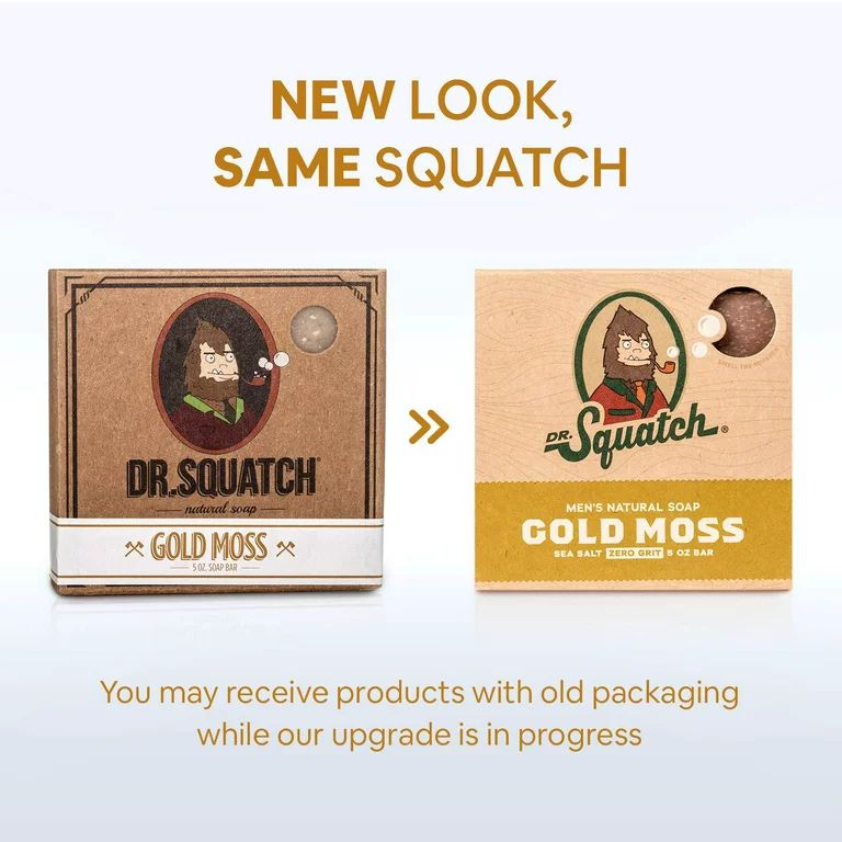Dr. Squatch: Bar Soap, Gold Moss - Walmart.com | Walmart (US)