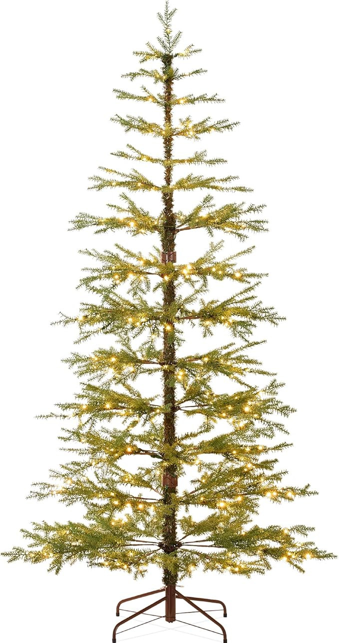 Best Choice Products Pre-Lit Sparse Christmas Tree 6ft Artificial Pine Holiday Décor Aspen Noble... | Amazon (US)