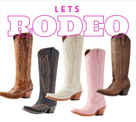 Rodeo 
Spring break 
Country concert 
Festival 
Texas 
Ariat 
Cowgirl boots 

#LTKshoecrush #LTKSeasonal #LTKFestival