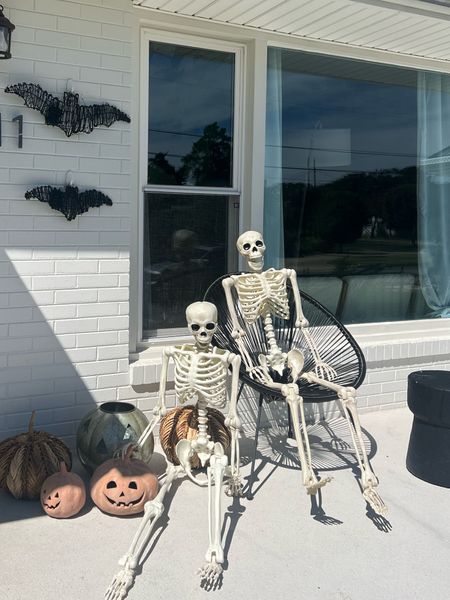 Halloween and fall front porch decorations. The posable skeletons are my absolute favorite 

#LTKSeasonal #LTKHalloween #LTKhome
