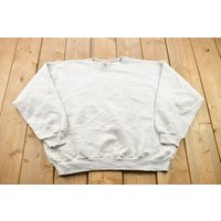 Vintage 1990S Blank Grey Crewneck Sweatshirt/90S Essential Streetwear | Etsy (CAD)