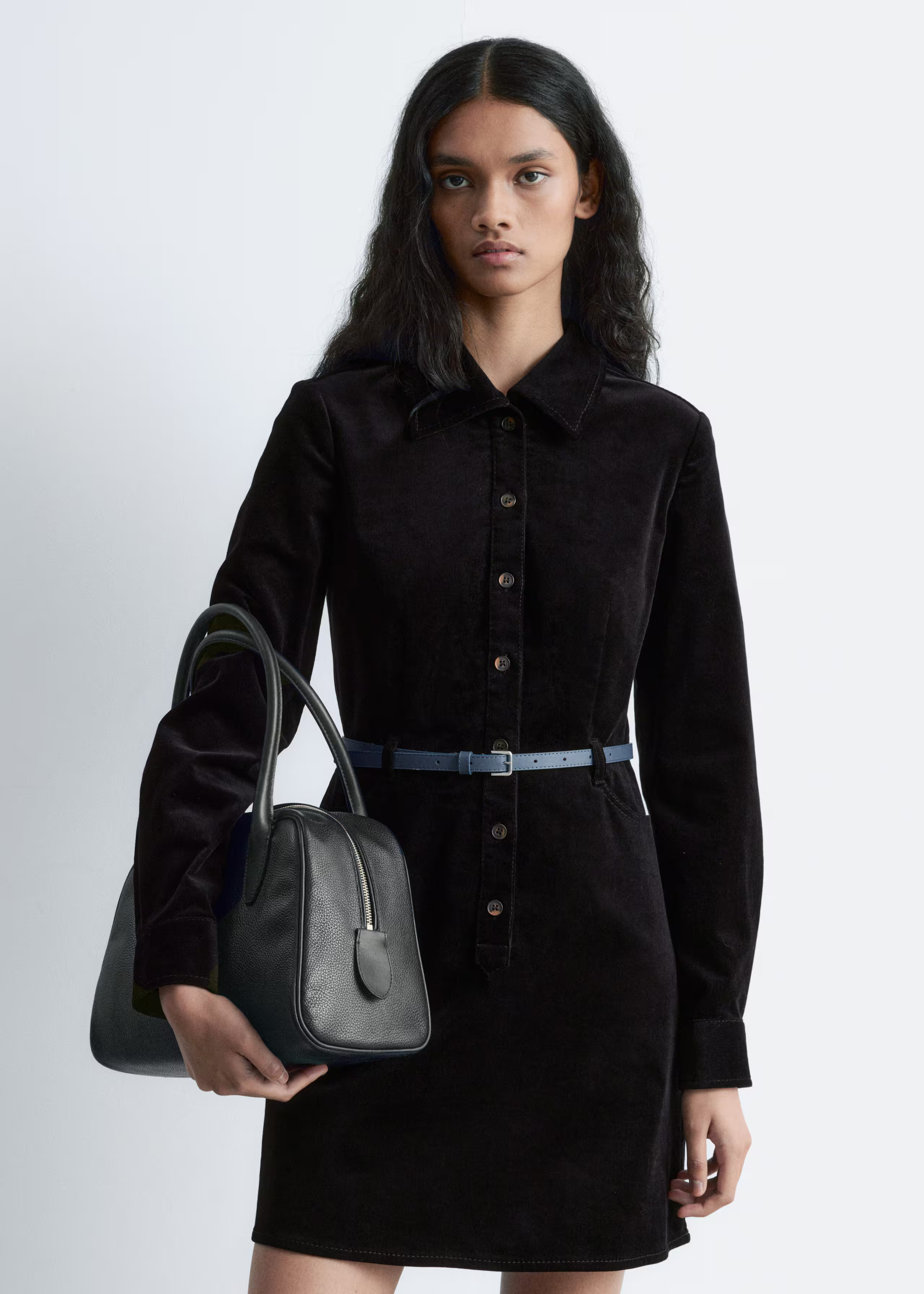 Belted Velvet Mini Dress | & Other Stories - US