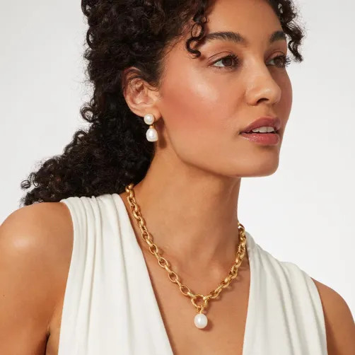 Cypriot Twist Pearl Chain Pendant Necklace | The MET