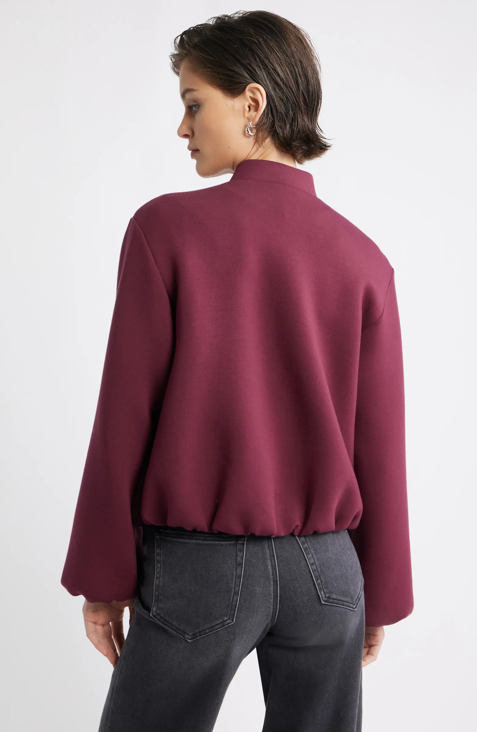 Scuba Knit Bomber Jacket | Nordstrom