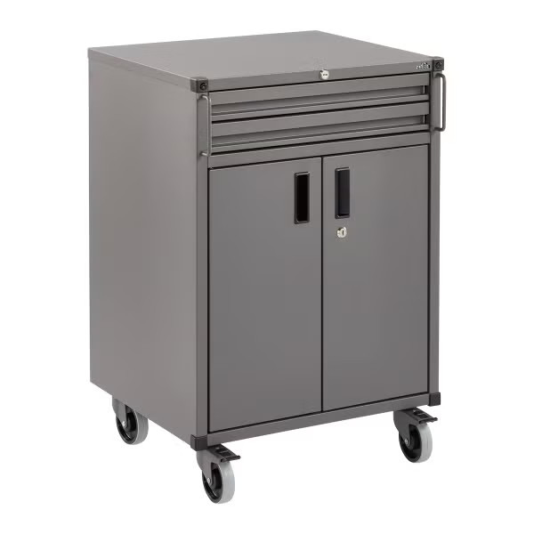 Garage+/Decor+ Lower Cabinet Solution with Casters | The Container Store