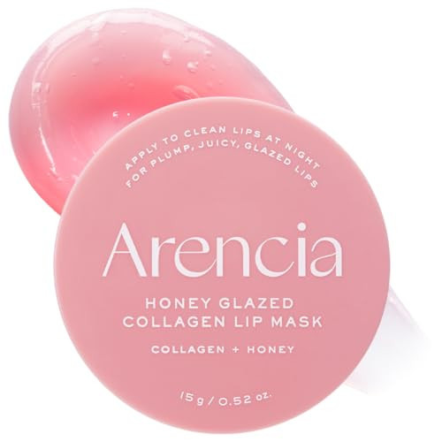 Arencia Honey Glazed Collagen Lip Mask, Overnight Lip Treatment with Collagen and Honey, 0.52 oz | Amazon (US)