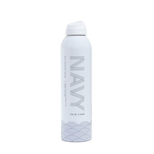 NAVY HAIR CARE Dry Texture Hair Spray | Adds Instant Volume & Fullness | A Lightweight Flexible Hold Styling Spray for Fine Hair | Non-Sticky Formula with Sunflower Oil | 7 oz | Amazon (US)