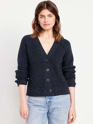 Shaker-Stitch Cardigan | Old Navy (US)