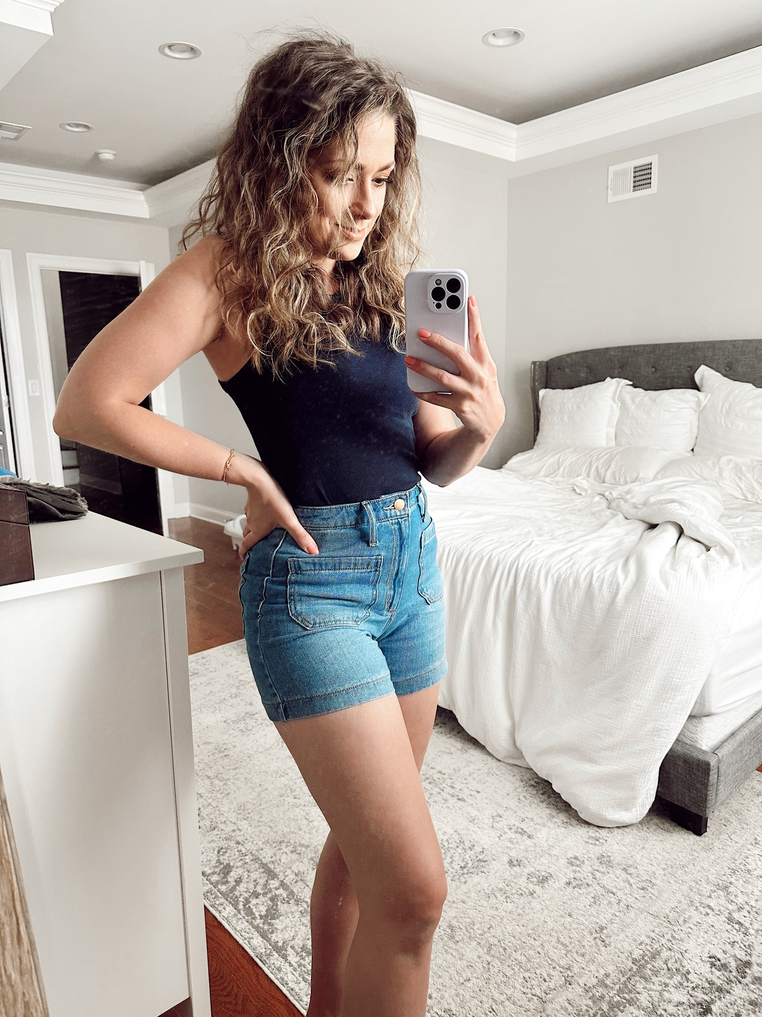 Finding shorts without rips is like finding a needle in a haystack! I got one!

#LTKstyletip #LTKunder50 #LTKSeasonal