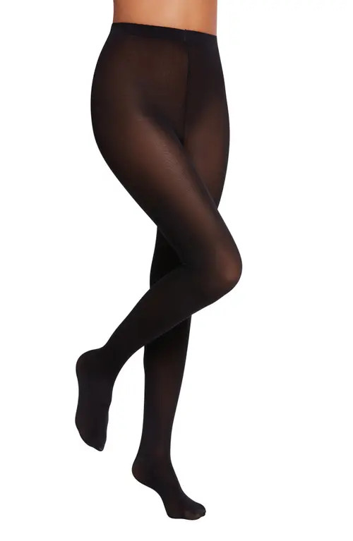 Wolford Opaque Tights in Black at Nordstrom, Size Large | Nordstrom