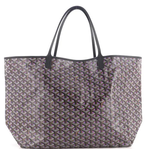 Pre-Owned Goyard Saint Louis Tote Claire Voie Coated Canvas GM in Purple at Nordstrom, Size Large | Nordstrom